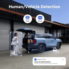 ANNKE 4K Dual Lens 180° View AI Color Night PoE Security IP Camera Two-Way Audio