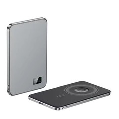 LIEFOX Magnetic Wireless Power Bank Fast Charging Ultra Thin Li-Polymer Battery