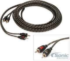 Rockford Fosgate P300X2 300W 2-Channel Amplifier, NVX LOC, 8 AWG Amp Kit Bundle