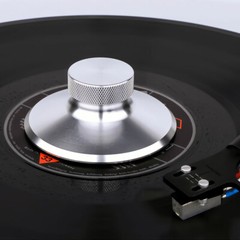 Audiophile Record Weight Clamp for Vinyl, Turntable Weight Stabilizer Aluminum