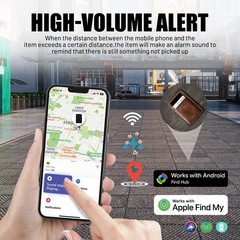 Smart Wallet Tracker Card Wireless GPS Finder for iPhone Find My App / Android