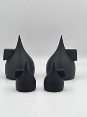 Tweeter /midrange Pods Rare Billet Designed For Surface Mount On A Pillar