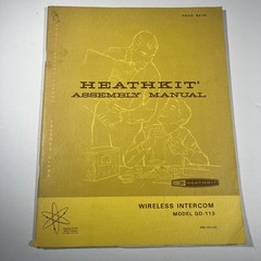 Lot of 4 Heathkit Assembly Manuals GD-97, GD-77, GD-113 and GDA-209-1