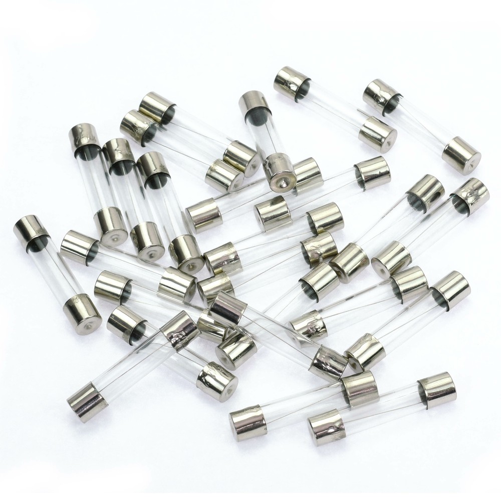 25pcs 15A Amp Quartz Glass Tube AGC Fuse Nickel Auto Car Fast Quick Below 6*30mm