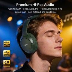TOZO HT3 Wire/Wireless Headphones Bluetooth 6.0 Foldable Adjustable Headband