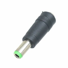 x3 Copper DC Power Connector 5.5mmx2.1mm Female to 6.3mmx3.0mm Male Adapter (B)