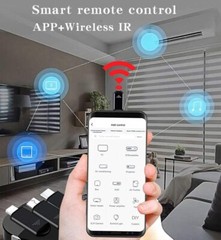 Portable OTG Smart Phone IR Infrared Remote Control Adapter For Android iOS APP✔