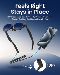 USB-C Cable for AR Smart Glasses, 20Gbps Data & 60W Fast Charging, 6.6FT L-Shape