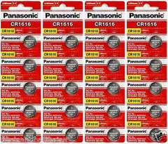 [ 20 pcs ] — Panasonic Cr1616 3v Lithium Coin Cell Battery Dl1616 Ecr1616