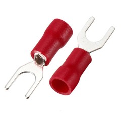 1000PCS SV1.25-4S Insulated Fork Spade Wire Connector Electrical Crimp Terminal