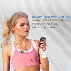 Surfans F20 HiFi MP3 Player with Bluetooth 5.2 Lossless DSD Audio up to 256GB
