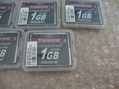 5 units lot 1GB Transcend Industrial Grade CF100I CompactFlash TS1GCF100I-P