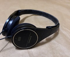 Vintage Pioneer SE-90D Black Portable Two-Way Lightweight Stereo Headphones