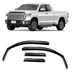 in-Channel Incredibly Durable Rain Guards for Toyota Tundra For Tundra 07-21