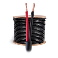16AWG Speaker Cable 250ft Outdoor Direct Burial UV 16/2 Gauge Bulk Audio Wire