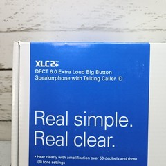 Clarity XLC2+ Cordless Phone Big Buttons Dect 6.0 Loud Speaker Talking Caller ID