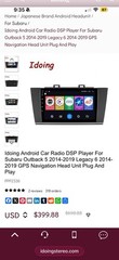 Idoing Head Unit Stereo Radio Receiver Car Audio Bluetooth