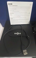 Shokz OpenRun Pro Bone Conduction Open-Ear Sport Headphones S810 -Steel Blue
