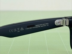 Ray-Ban Meta Wayfarer (Gen 1) Graphite Lenses – 150mm – Matte Black [601ST350]
