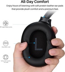 HT3 Hybrid Noise Cancelling Headphones: 90H Wireless, AI Assistant, Hi-Res Sound