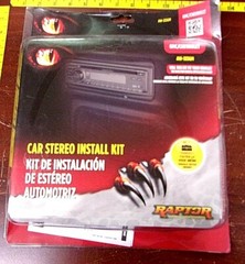 RAPTOR AW-333GM, CAR STEREO INSTALL KIT (AZ-AW-333GM-WH44*K)