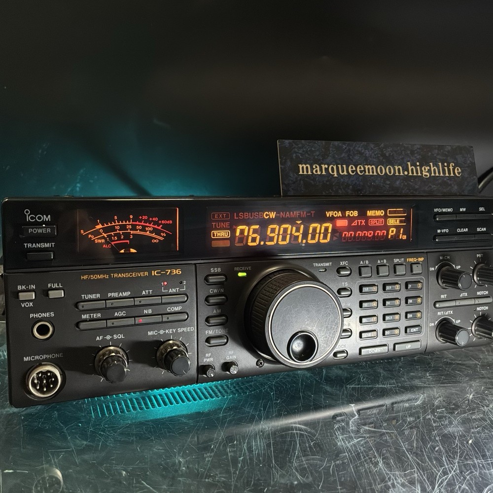 ICOM IC-736 HF/50MHz Amateur Radio Transceiver 100W/50W