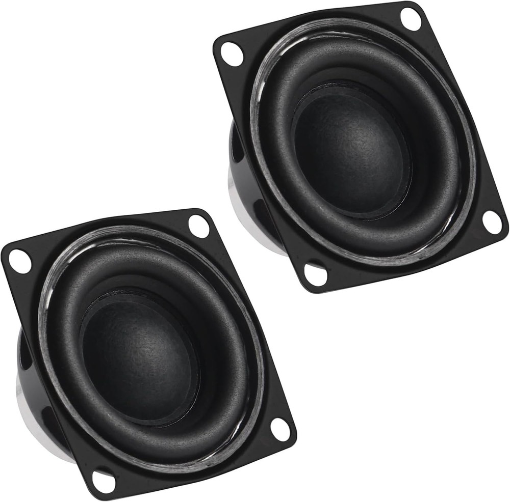 2Pcs 2″ 2inch 4Ohm 10W Full Range Audio Speaker Stereo Woofer 2PCS