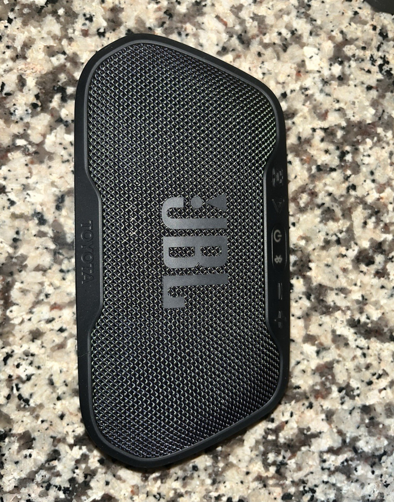 JBL Toyota Mini Bluetooth Portable Speaker, Rectangular Shape, Black