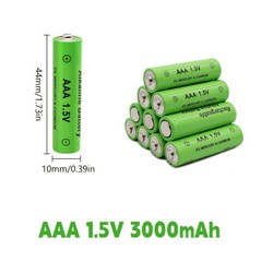 16Pcs 1.5V AA AAA Rechargeable Batteries 3000mAh Alkaline Battery w/ Charger US
