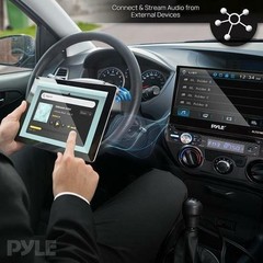 PYLE PLTS78DUB 7″ TOUCH SCREEN CD/DVD/MP3 Car Player w/USB AUX Receiver