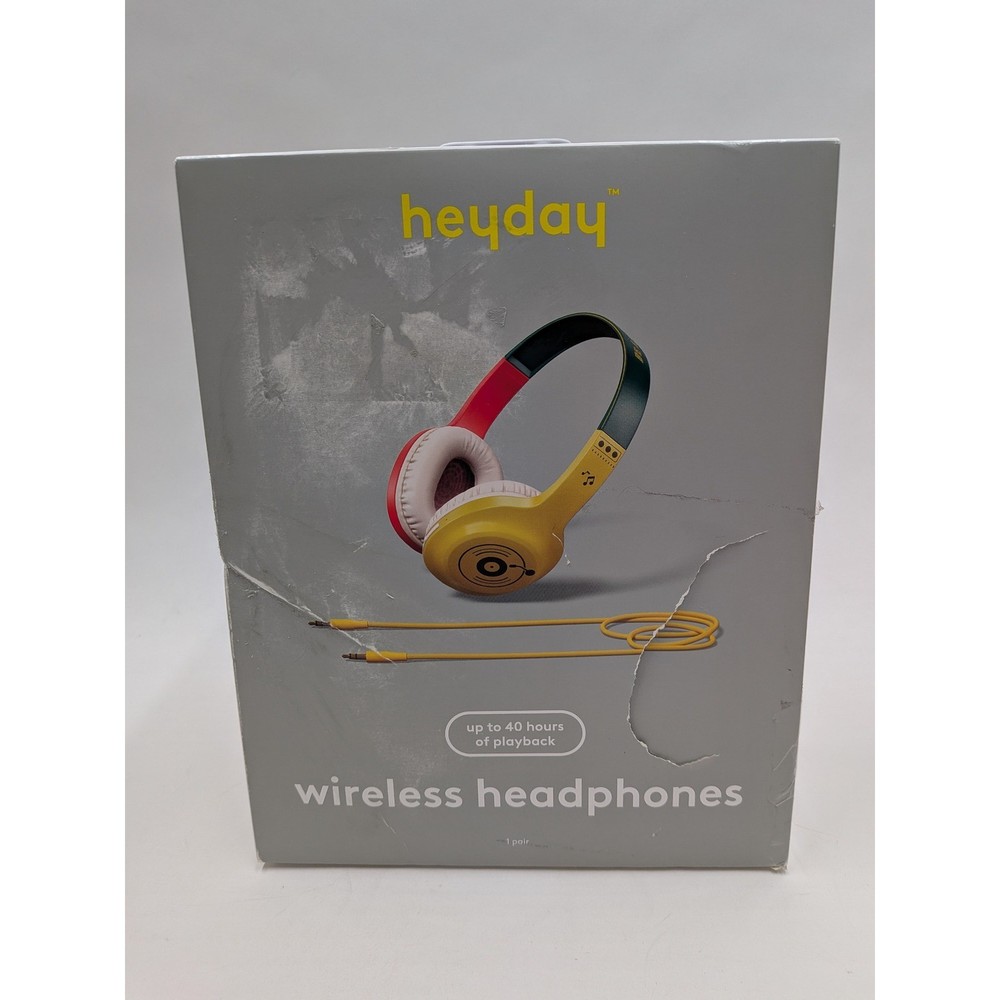 Heyday Wireless Headphones Multicolor Up to 40 Hours Playback Bluetooth 5.4
