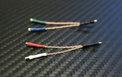 Headshell Litz Wires Set FURUKAWA High quality 99.999% Lead Copper STEREO-MONO