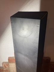 Vintage Laserline 25 VHS Tape Tower Storage Rack Black Plastic Video Movie Tower