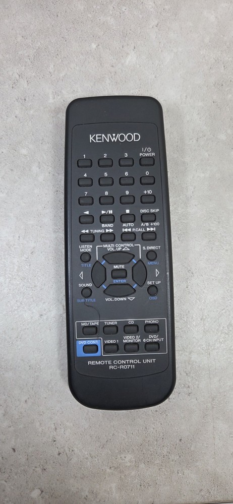 KENWOOD Vintage Remote Control Unit RC-R0711