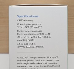 New Blue By ADT Motion Sensor & Door Window Sensors SSM1R0-29 SSH1R0-29