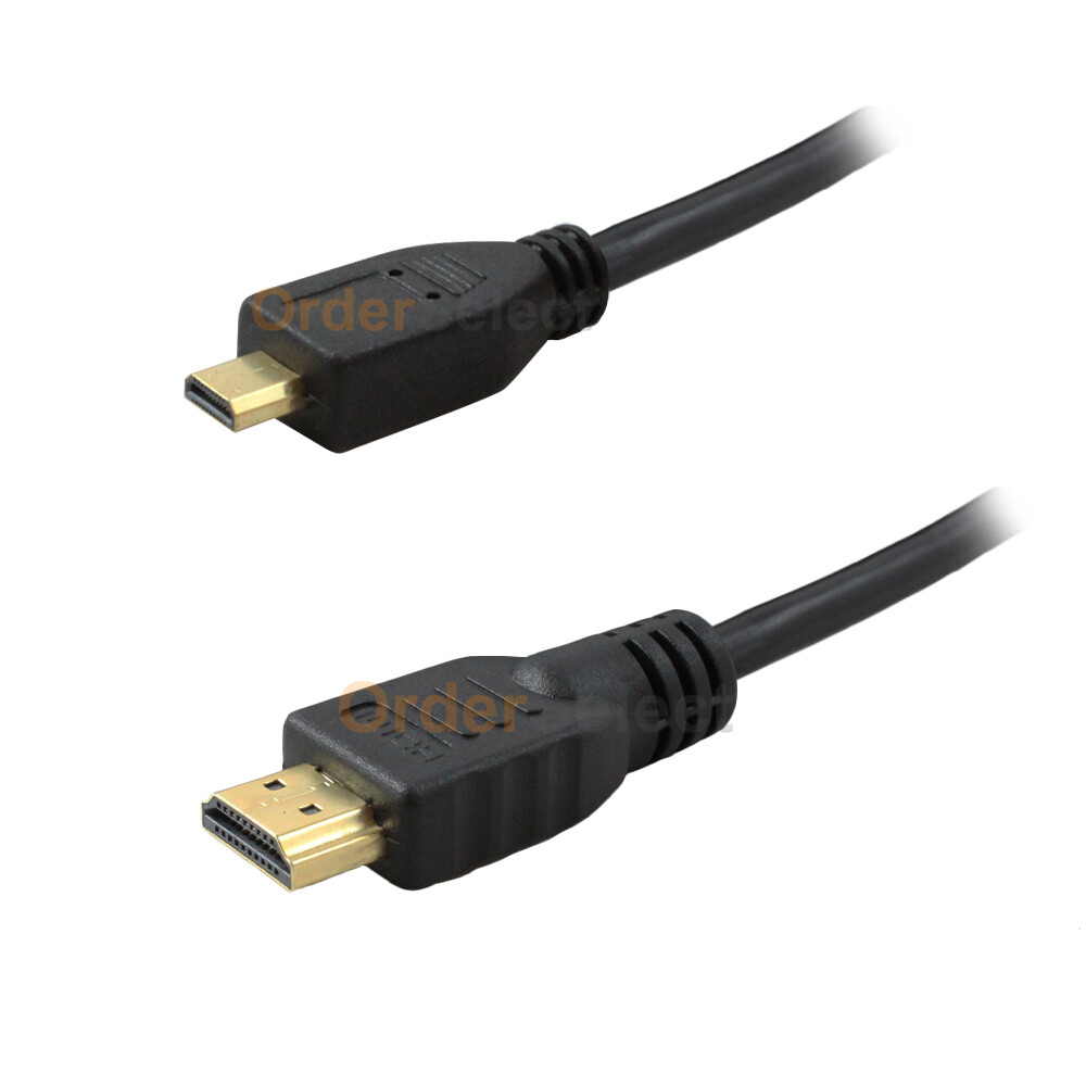 High Speed Gold Plated Micro HDMI (Type D) to HDMI (Type A) Cable-6′ Brand New!!
