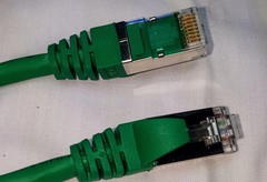 GigaMedia 7ft Cat6 SSTP RJ45 Patch Cables Lot of 3 Metal Connector Ethernet
