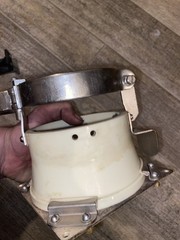 Used Good Condition ONE SOVIET CERAMIC TUBE SOCKET GU-43B /ГУ-43Б/ 19/04/77 Date