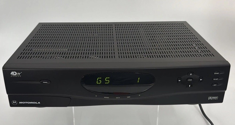 Motorola 4DTV Model DSR922 MPEG-2 DigiCipher II VideoCipher 4Dtv w/ Remote