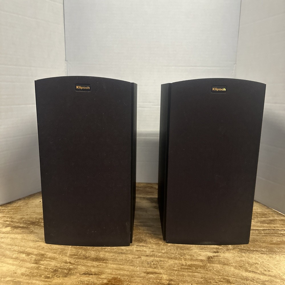 Klipsch R-15M Bookshelf Speakers • Pair • 85W • 8 Ohm • Tested • Good Condition