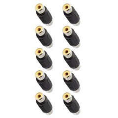 10 Pack AV RCA Audio Video Female to Female Jack Coupler Adapter Connector NEW