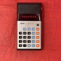 APF Mark 72 Calculator –VTG 1975 Red Digits LED Display – Hong Kong Works
