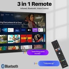 SYLVOX Outdoor TV 55” 1000 nits 4K Weatherproof Smart TV support Bluetooth WiFi