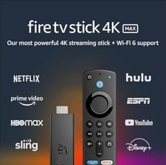 🔥 AMAZON FIRE TV Stick 4K MAX, Wi-Fi 6, Alexa Voice Remote Includes TV control