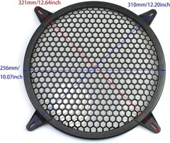 2 Pack 10 Inch Speaker Guard Covers – Durable ABS for Home & Automotive Speakers