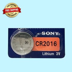 Sony CR2016 Lithium 3V Watch Battery (Exp 10/2032 ) 1Pc