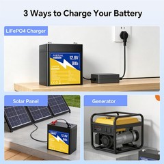 NEW 12V 9Ah LiFePO4 Lithium Battery 2000+ Deep Cycle Built-in BMS For Solar RV