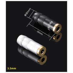 3.5mm 4.4 2.5mm Female Male Stereo Audio Cable Headphone Jack Plug Connector Lot