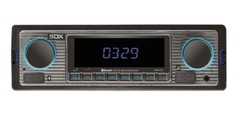 SDX Vintage Bluetooth Car Head Unit Receiver MP3 Player AUX USB Charging Port