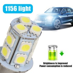 10x Super Bright White 1156 RV Trailer 13-SMD LED 1141 Interior Light Bulbs Lamp